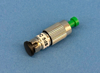 Close-up of a Plug type, singlemode 5dB fixed attenuator at 1300/1550nm with male to female FC/Angle PC connector