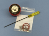Non-contact receptacle style singlemode and multimode fiber collimator kit